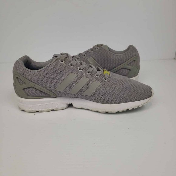 Adidas Mens ZX Flux Running Shoes Gray M19838 Mesh Low Top Lace Up Sneaker 10.5M - Picture 10 of 12
